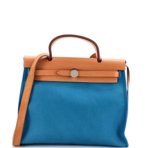 Herbag Zip Leather And Toile 31