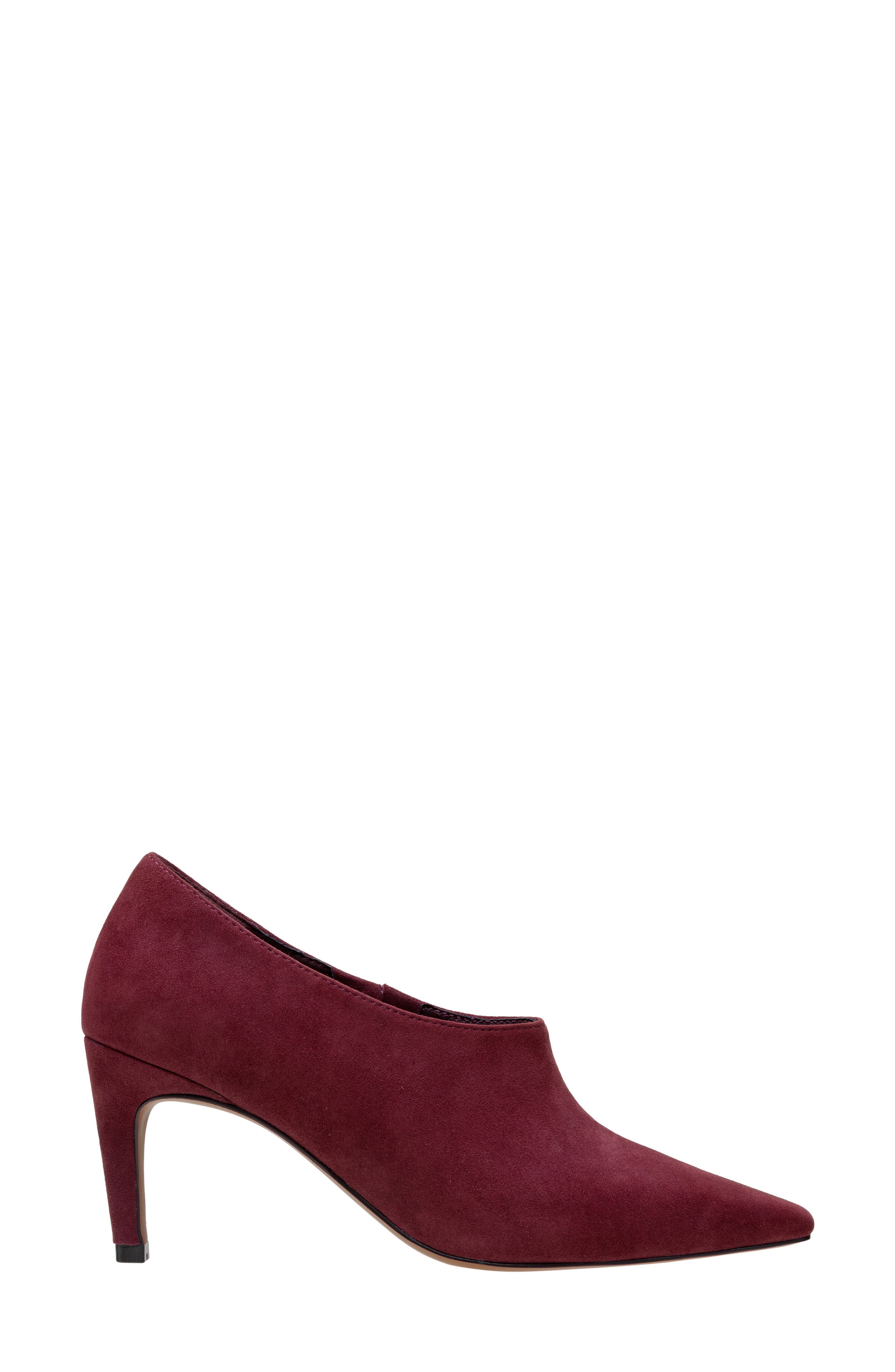 Simone Bootie, Alternate, color, DARK BURGUNDY