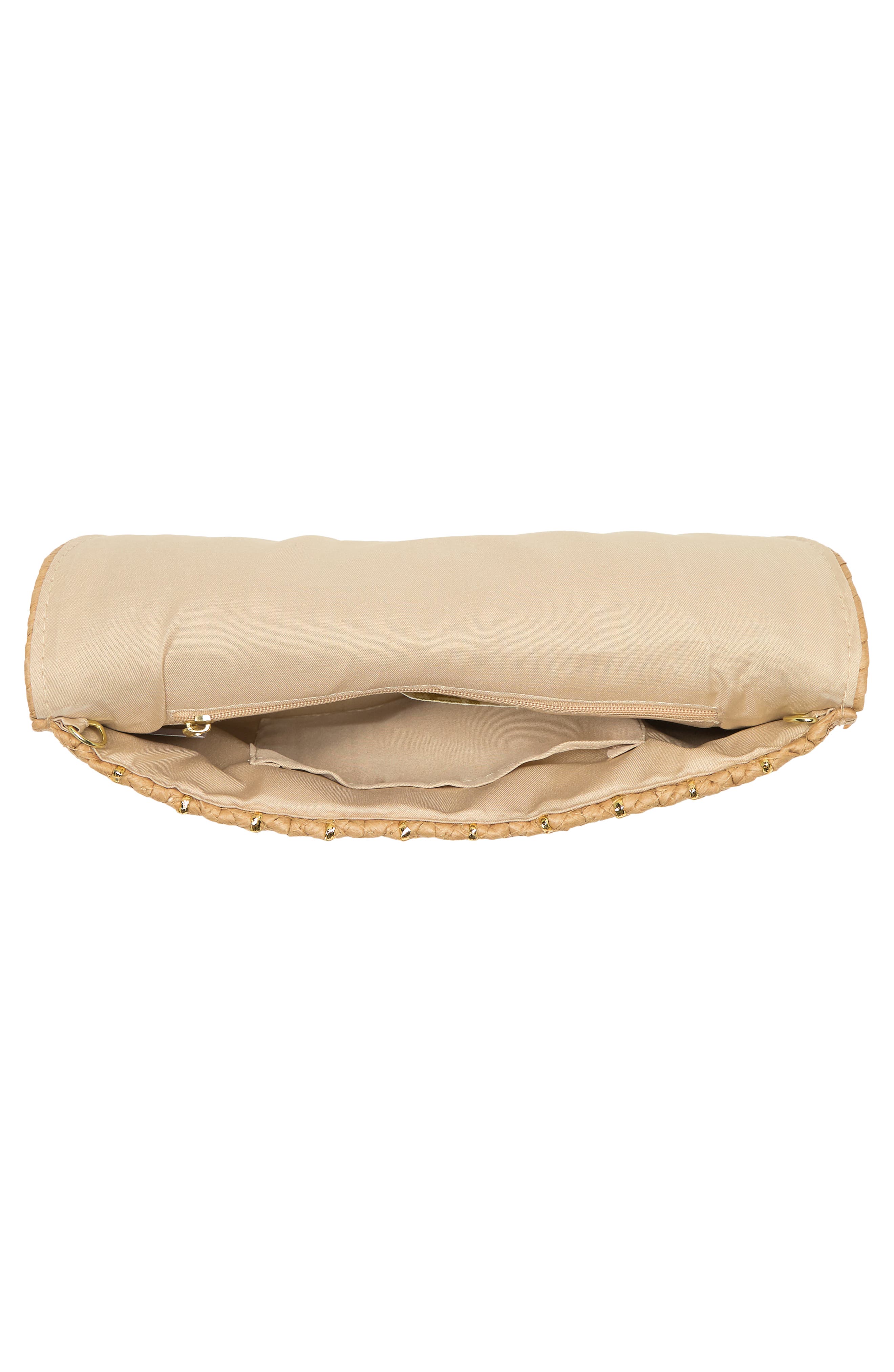 Collection XIIX Straw Clutch, Alternate, color, Natural