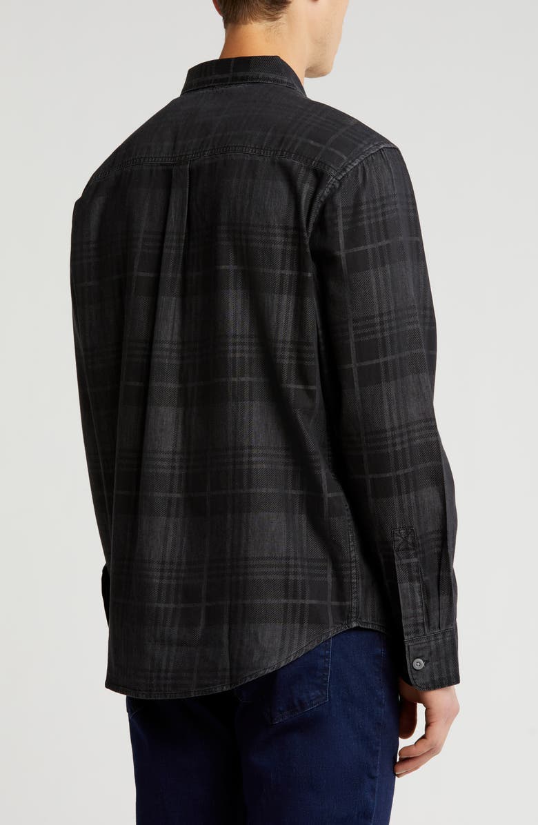 Tommy Bahama Grand Peak Buffalo Plaid Cotton Flannel Button-Up Shirt, Alternate, color, 