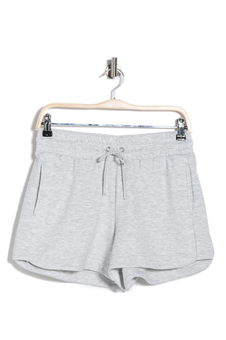 Monaco Scuba Shorts, Alternate, color, HEATHER GREY