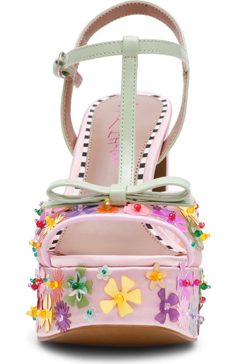Betsey Johnson Melodie Platform Sandal, Alternate, color, Pink Multi