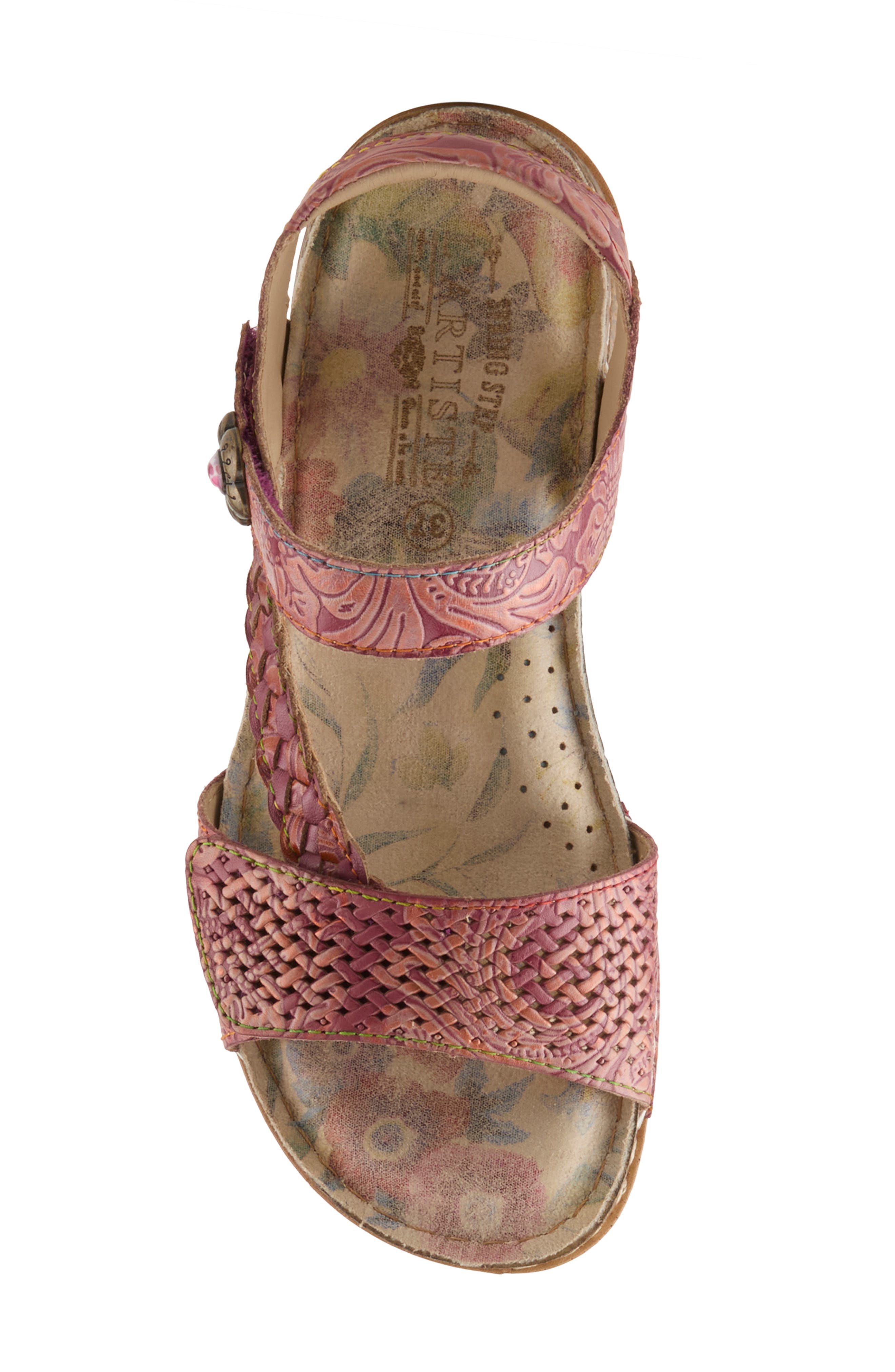 L'Artiste by Spring Step Popular Sandal, Alternate, color, Plum Multi