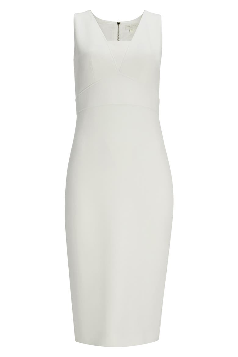 Astriid Pencil Dress, Alternate, color, IVORY