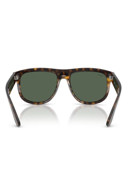 Ray Ban Ray-ban Boyfriend Reverse 56mm Square Sunglasses In Dark Havana