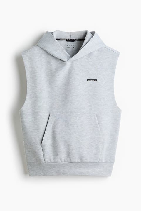 Sleeveless Sports Hoodie With Drymove