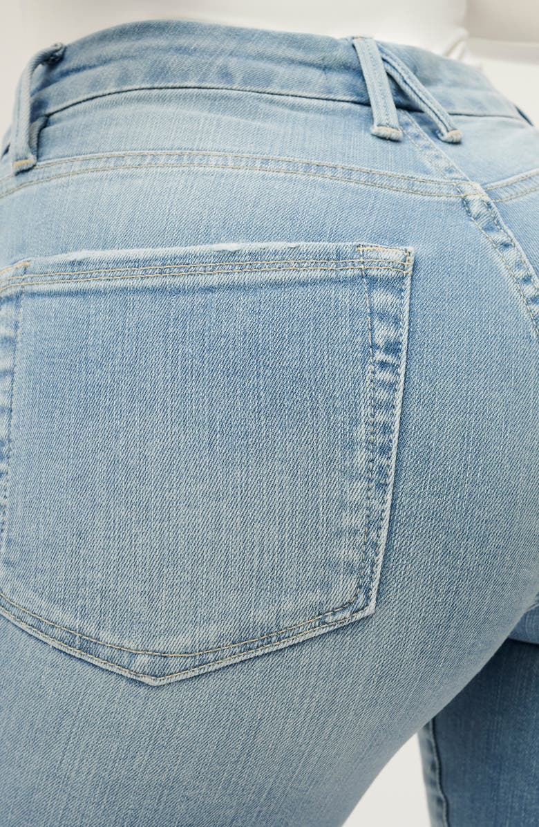 Good American Good Legs Ankle Skinny Jeans, Alternate, color, Blue629n