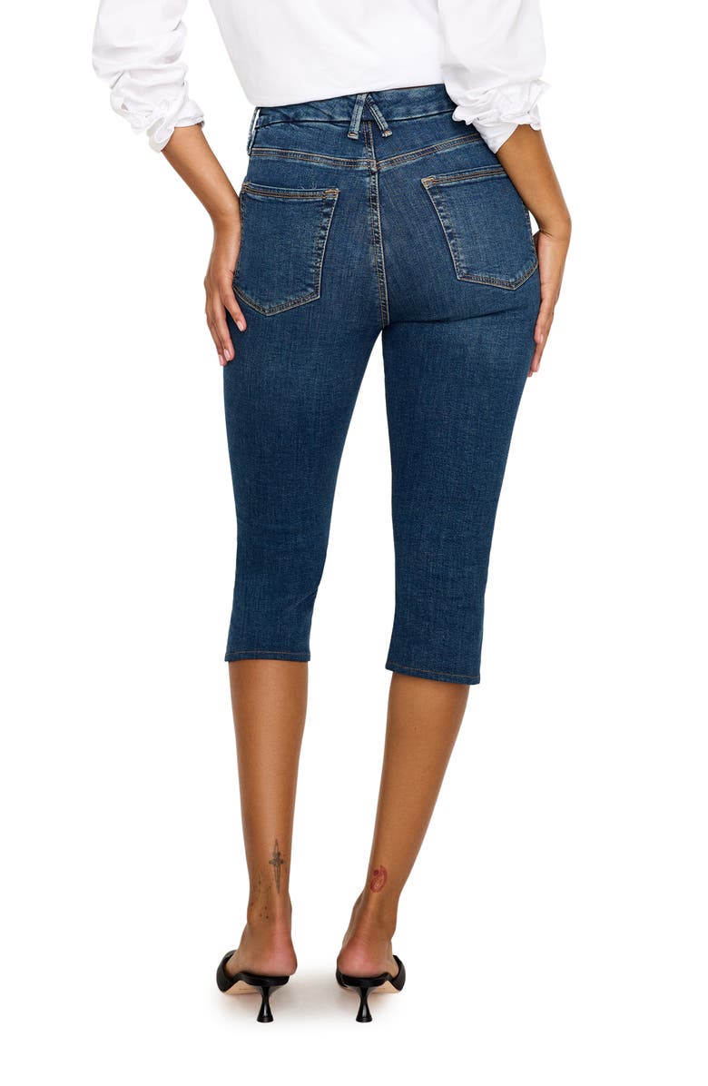 Good American Good Denim Capris, Alternate, color, Blue004
