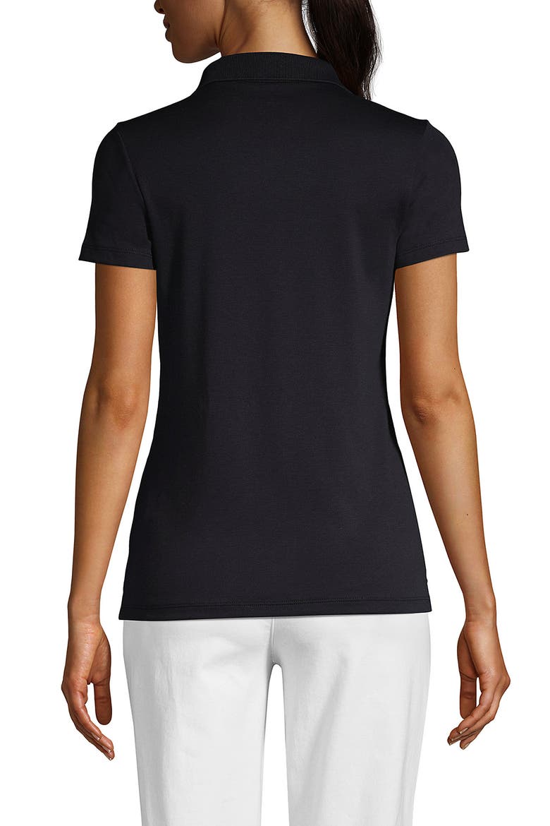 Supima Cotton Polo Shirt, Alternate, color, Black