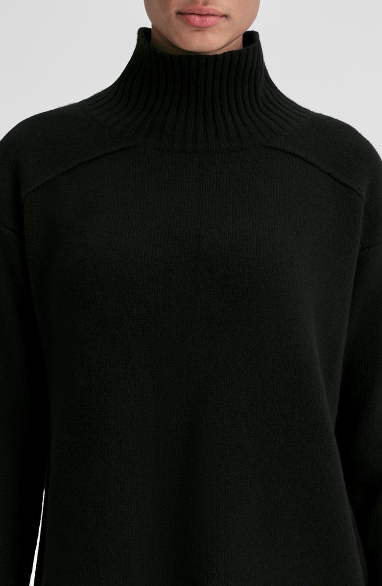 A.L.C. Archie Turtleneck Cashmere Sweater, Alternate, color, Black