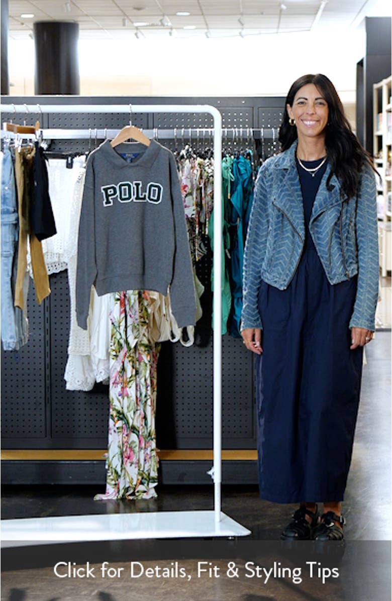 Kids' Graphic Polo Sweatshirt, sales video thumbnail