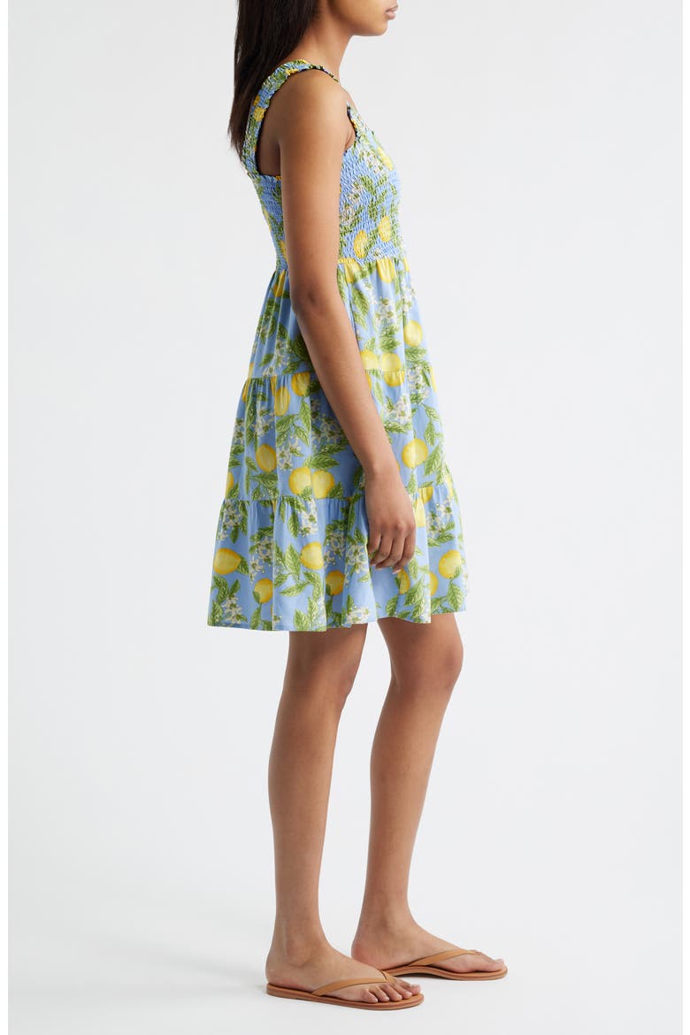 Alice Tiered Sundress, Alternate, color, LEMON DROP