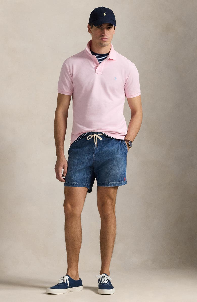 Polo Ralph Lauren Classic Fit Solid Pink Cotton Piqué Polo, Alternate, color, 