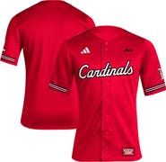 adidas Men's adidas Red Louisville Cardinals Reverse Retro Replica Baseball Jersey