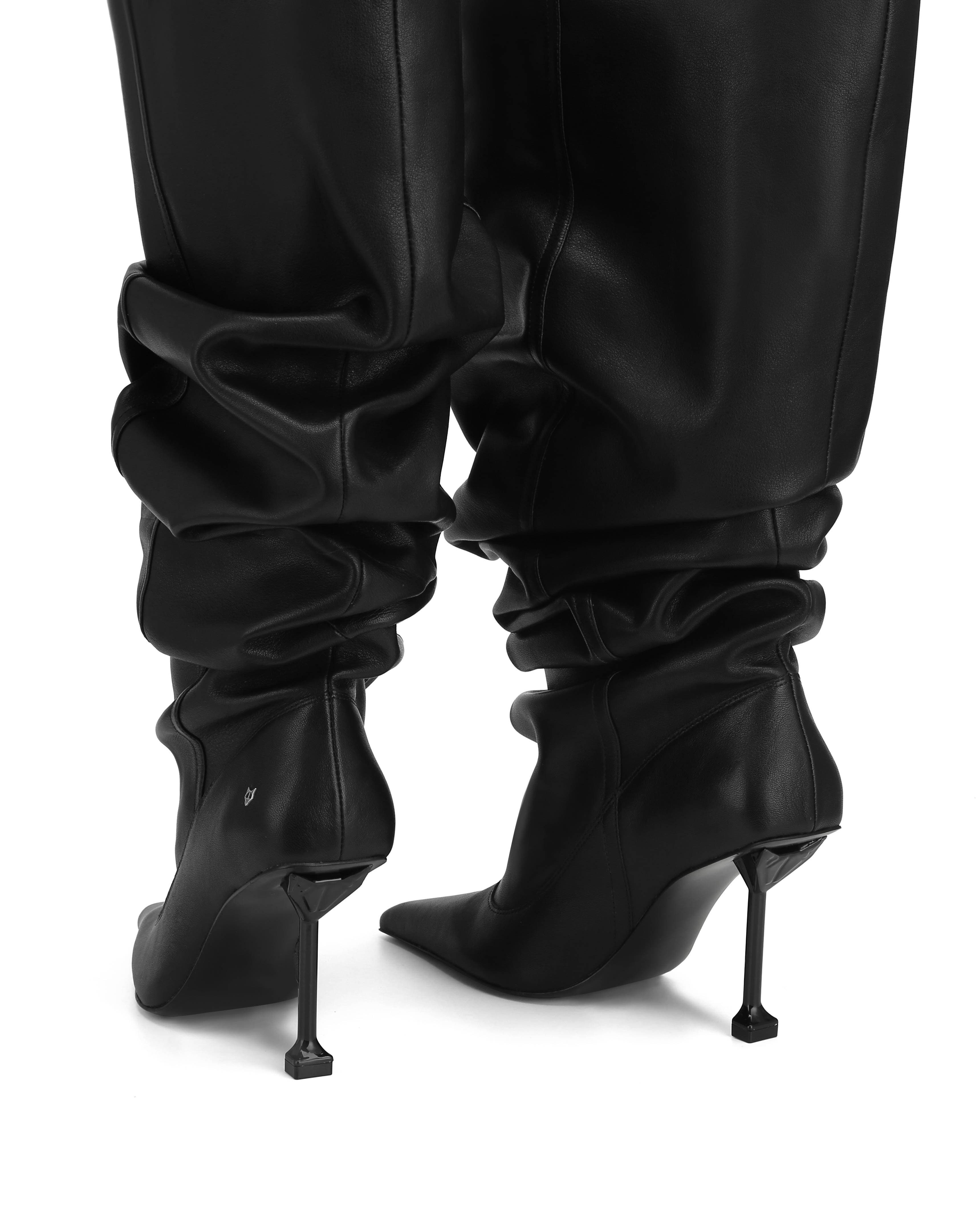 Naked Wolfe Vern Crinkle Patent Leather Boot, Alternate, color, Black