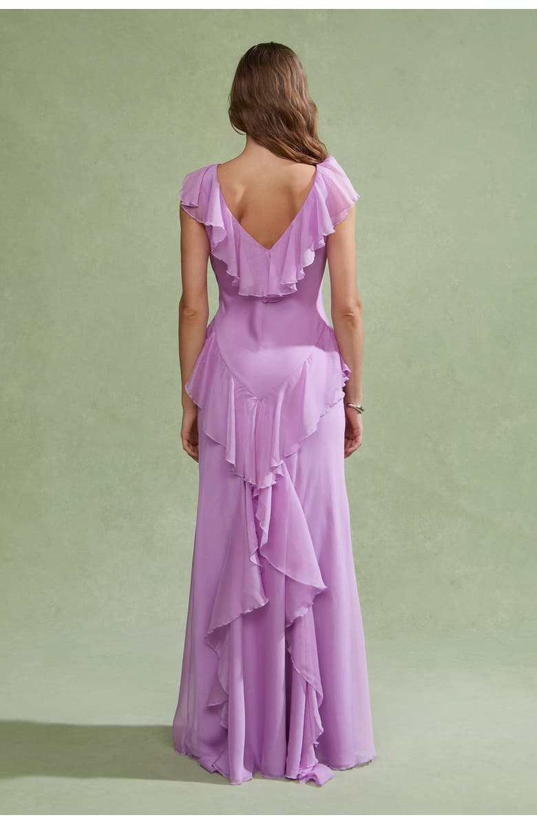 AMUR Estella Bias Gown, Alternate, color, Pink Dolphin