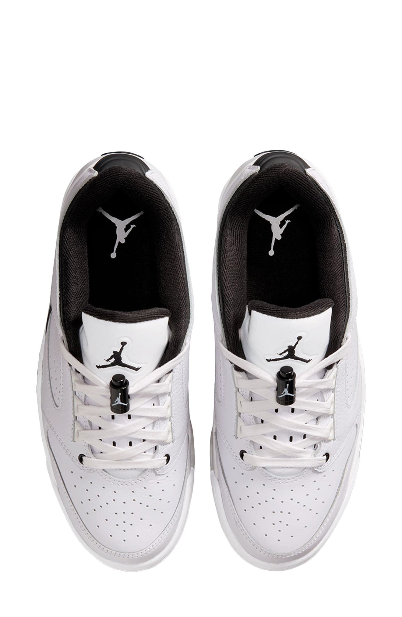 Sixty Plus Low Basketball Sneaker, Alternate, color, 103 WHITE/BLACK