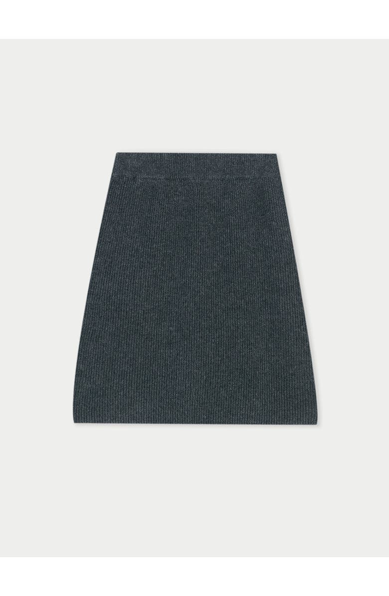 GOBI Mongolian Cashmere Cashmere Mini Skirt, Main, color, Charcoal