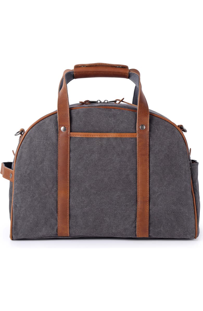 THE SAME DIRECTION Stone Creek Waxed Canvas Weekend Bag, Alternate, color,