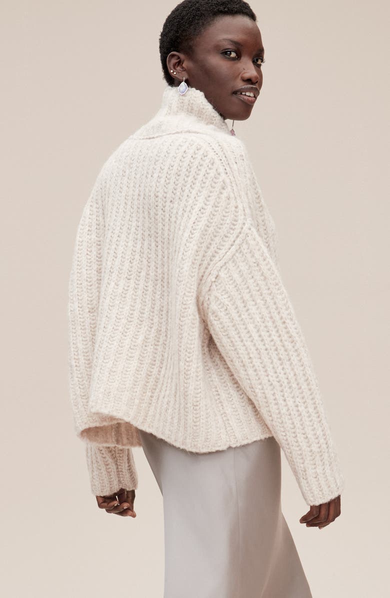 Free People Normani Bias Cut Satin Skirt, Alternate, color, 