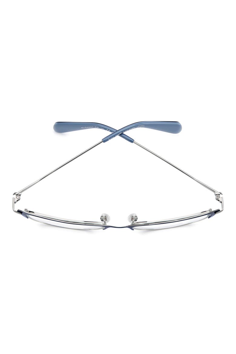 lidia 54mm rectangular reading glasses, Alternate, color, BLUE