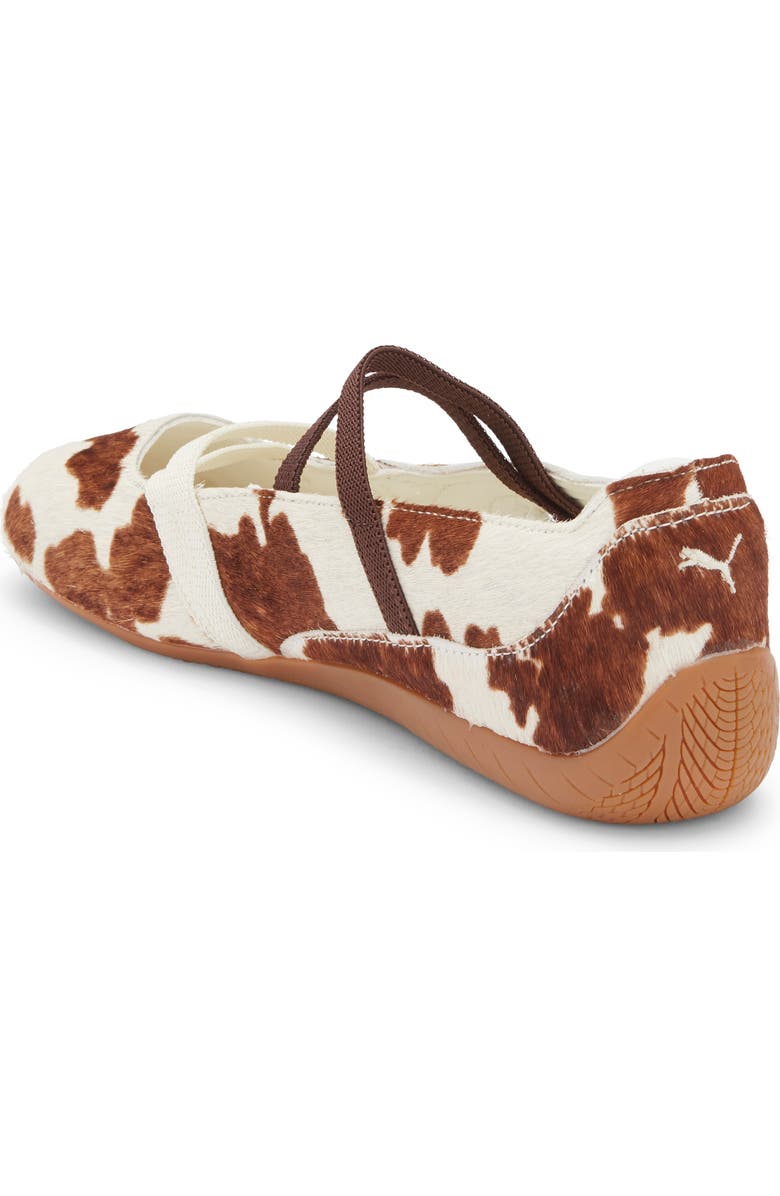 PUMA Speedcat Genuine Calf Hair Ballet Sneaker, Alternate, color, Chocolate Brown Calf Hair/ Gum