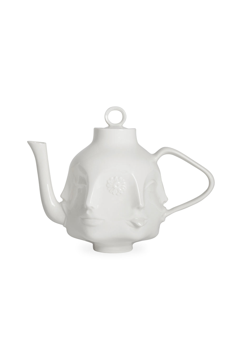 Dora Maar Teapot, Main, color, White