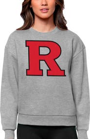 ANTIGUA Women's Antigua Heather Gray Rutgers Scarlet Knights Victory Crewneck Pullover Sweatshirt
