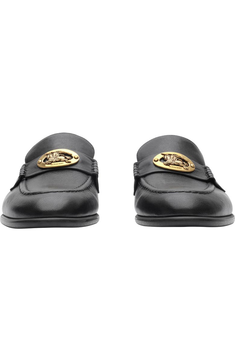 Burberry Leather Opal Loafers, Alternate, color, Black