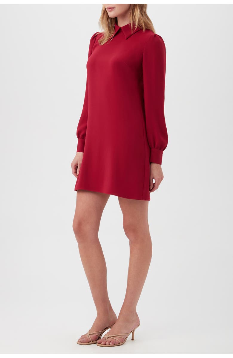 Trina Turk Gaudin 2 Long Sleeve Collared Dress, Alternate, color, Sumac