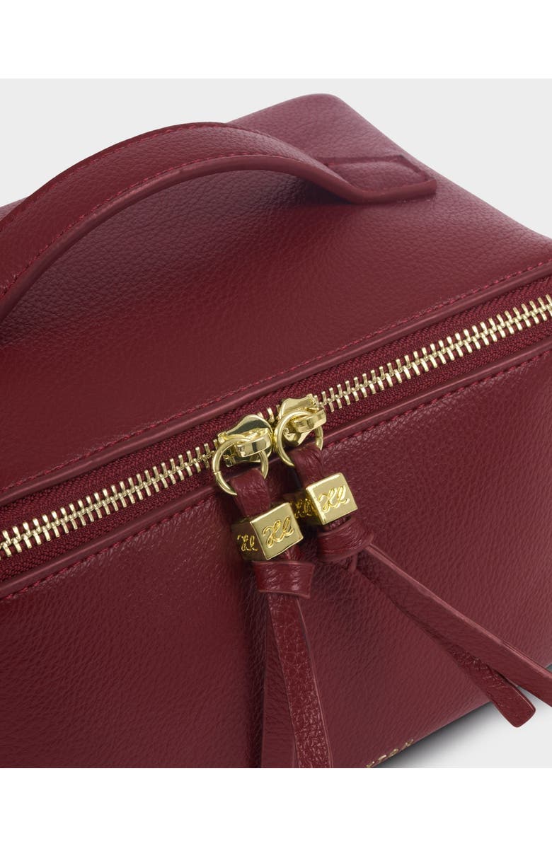 Katie Loxton Soho Medium Makeup And Toiletry Bag in Cherry, Alternate, color, Cherry
