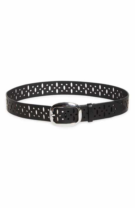 Dara Cutout Leather Belt