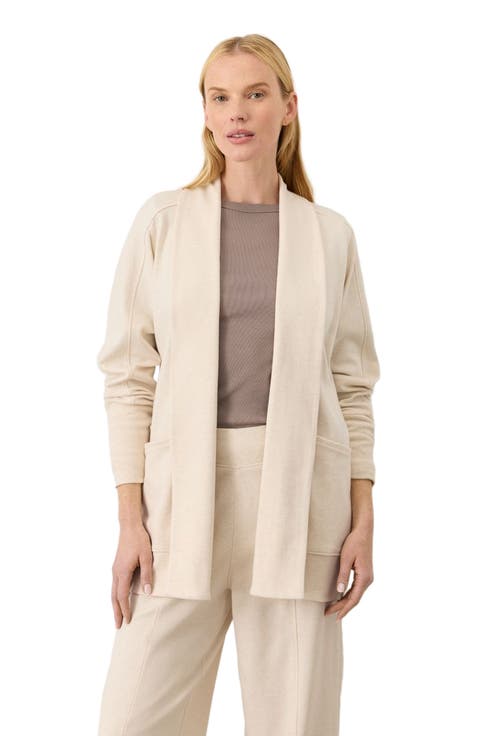 Organic Cotton Airplane Wrap Cardigan