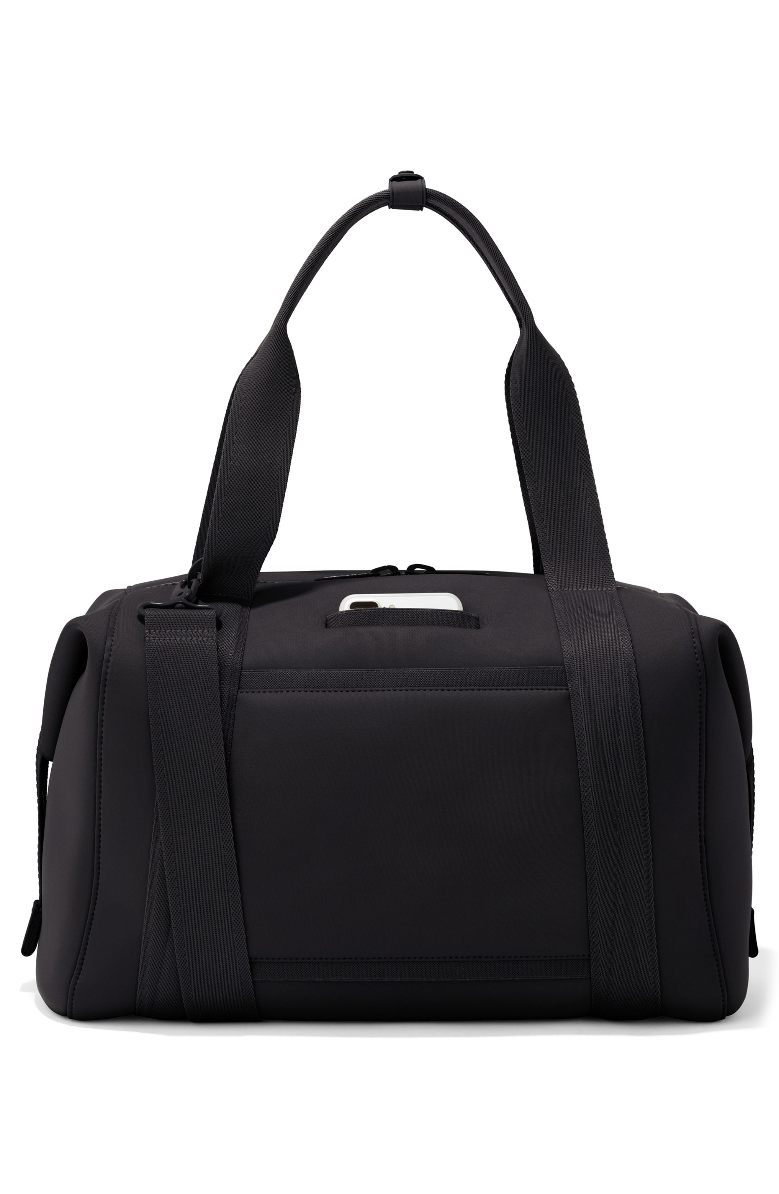 Dagne Dover Landon Large Neoprene Carryall, Alternate, color, Onyx