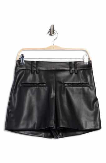 Faux Leather Skort