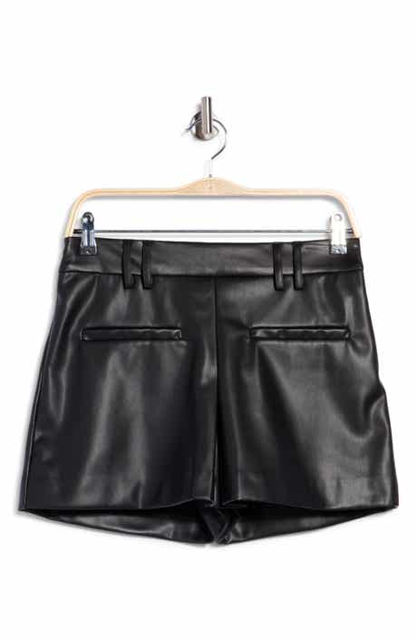 Faux Leather Skort