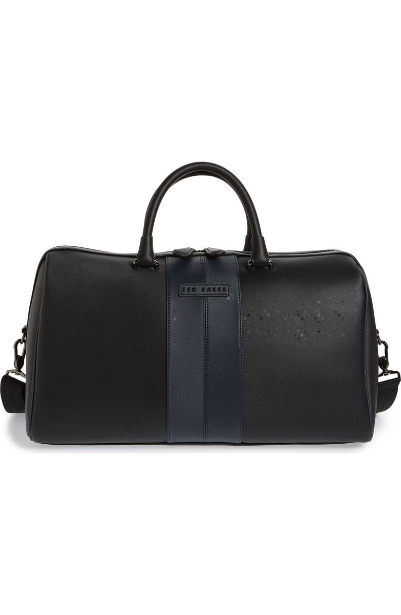 Ted Baker London Faux Leather Duffle Bag, Main, color,