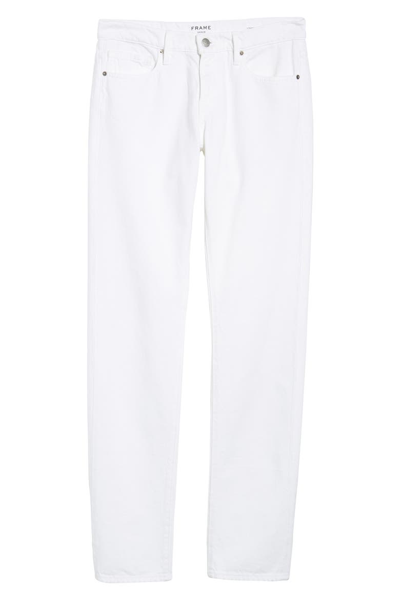L'Homme Slim Fit Jeans, Alternate, color, BLANC