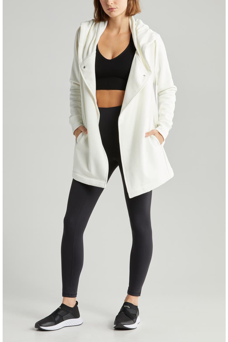 Amazing Cozy Wrap Jacket, Alternate, color, IVORY EGRET