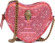 Kurt Geiger London Kensington Crystal Embellished Heart Crossbody Bag