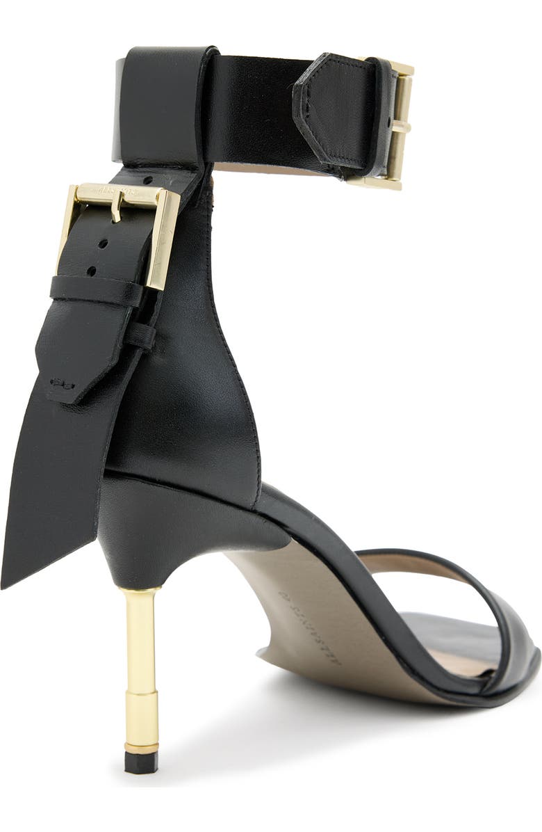 AllSaints Noir Ankle Strap Sandal, Alternate, color,