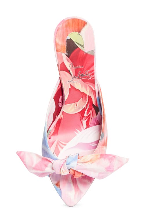 Christian Louboutin Mulazee Slide Sandal In Multi