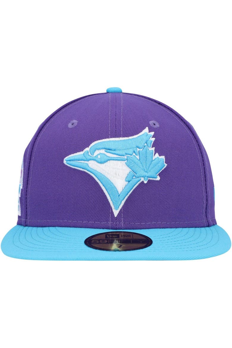 Men's New Era Purple Toronto Blue Jays Vice 59FIFTY Fitted Hat, Alternate, color, Purple