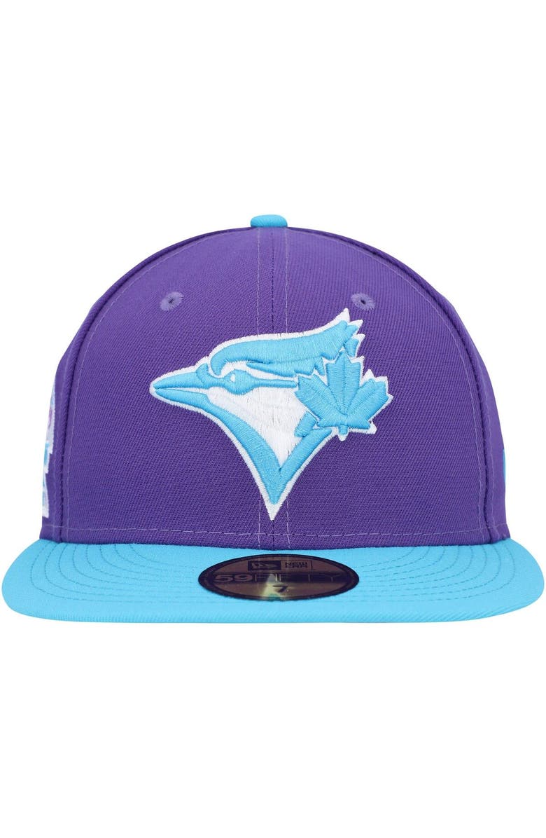 New Era Men's New Era Purple Toronto Blue Jays Vice 59FIFTY Fitted Hat, Alternate, color, Purple
