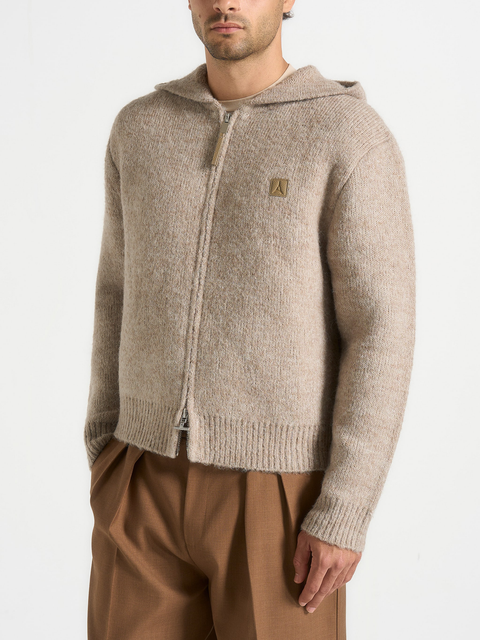 Billie Unisex Brushed Wool Zip Hoodie