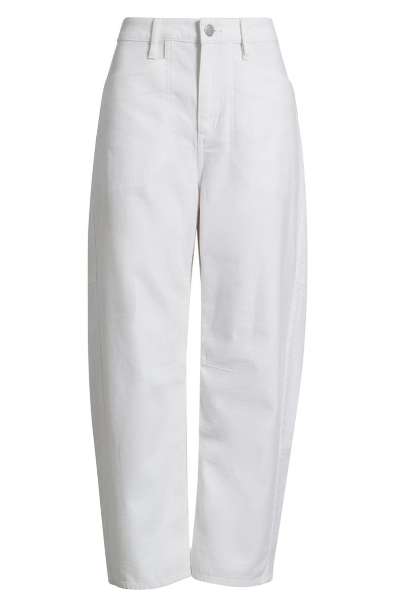 rag & bone Stevie Tapered Stretch Cotton Utility Pants, Alternate, color, White