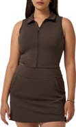TravisMathew Moveknit Zip Crop Top