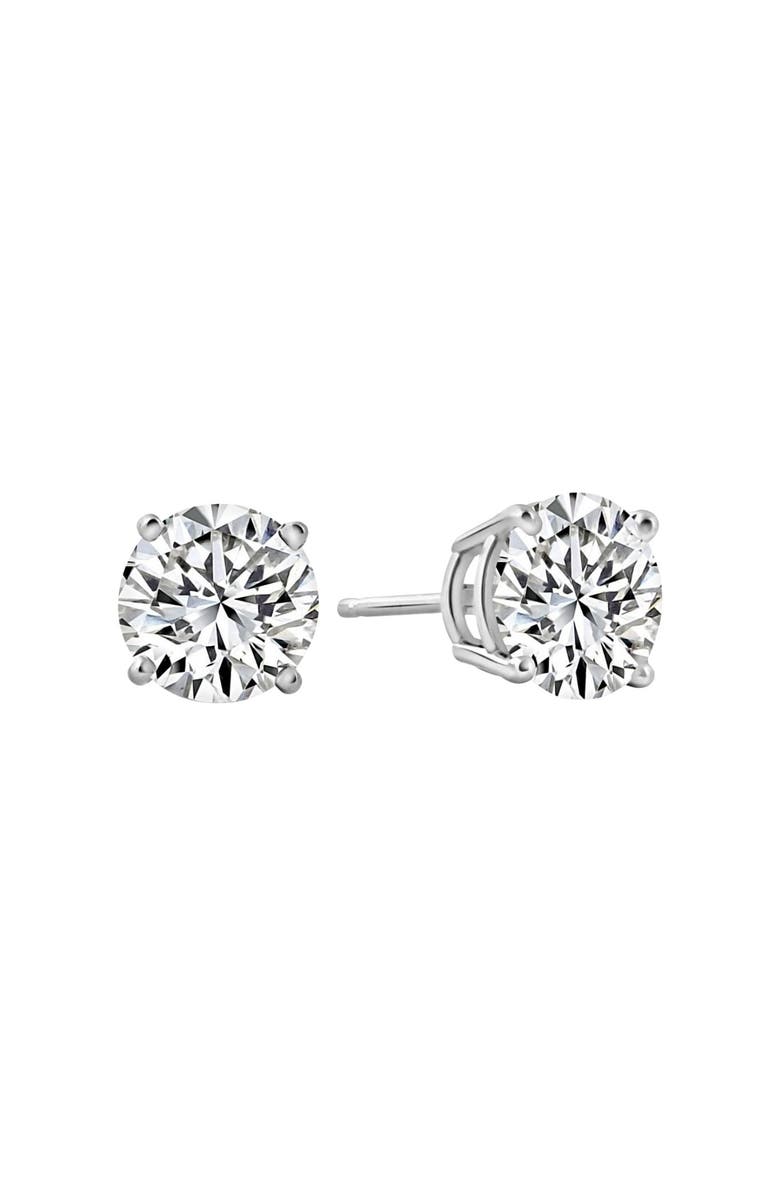 Bliss Diamond 2 1/4 Ct T.W. Round Cut Diamond Studs Lab Grown 14k Gold, Alternate, color,
