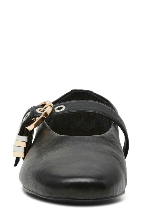 Steve Madden Lucia Mary Jane Flat In Black