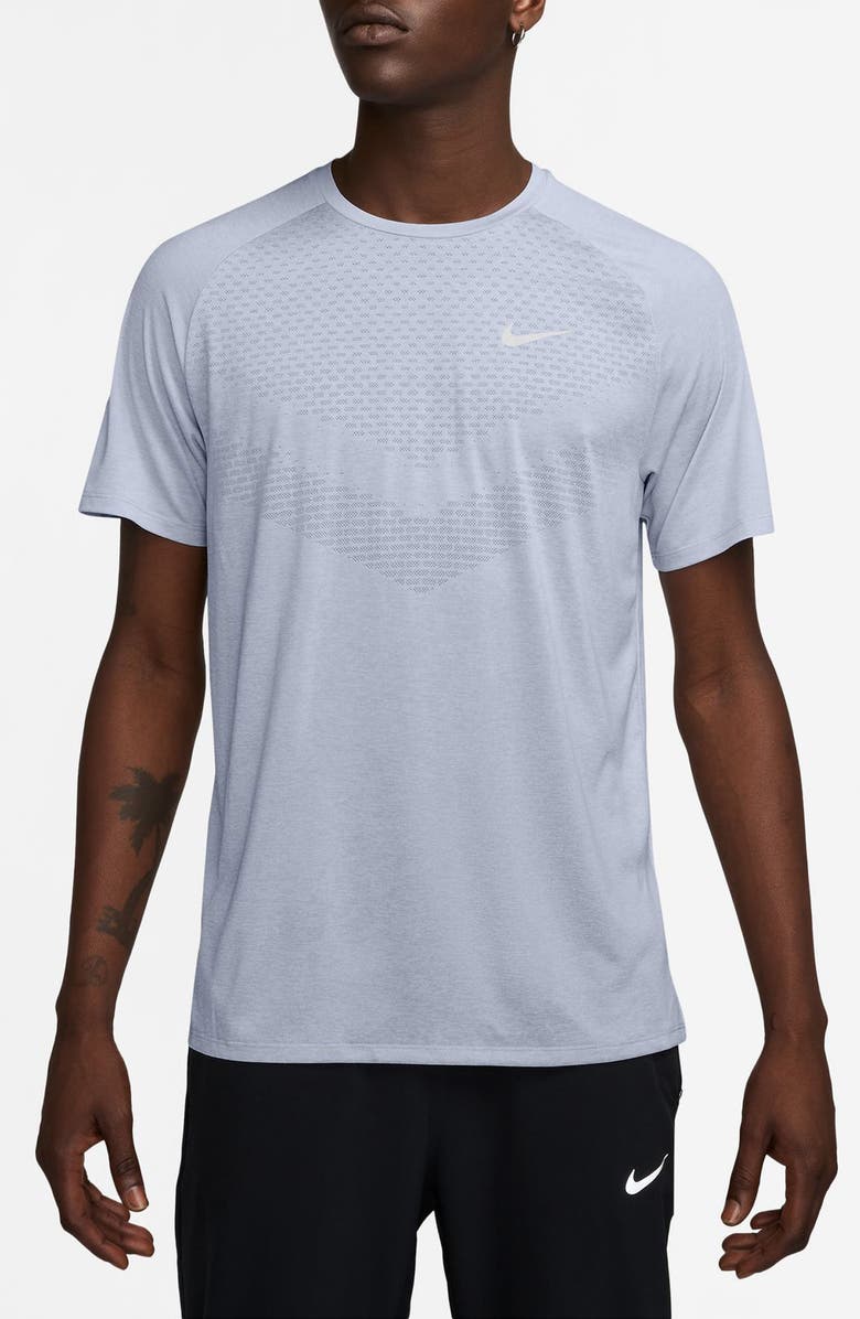Nike Stride Dri-FIT ADV Running T-Shirt, Main, color, 057 Ghost/Htr/Reflective Silv